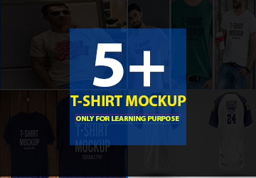 T-Shirt Mockup Bundle 19